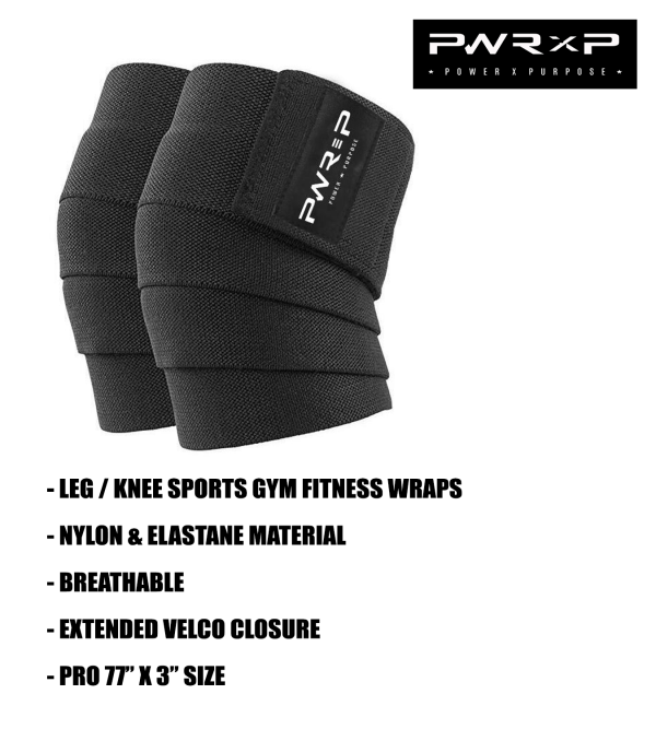 PWRXP Squat Knee wraps description