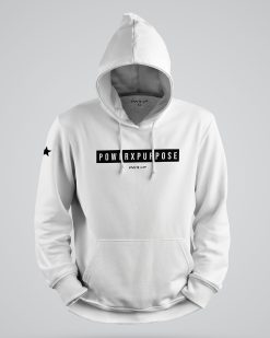 POWER X PURPOSE HOODIE (Premium White)