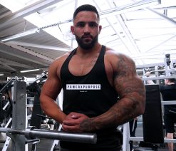 Power X Purpose Stringer Muscle Vest (Black)