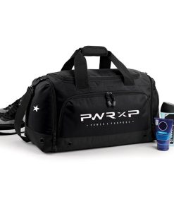 gym bag with shoe compartment to keep wet shoes & items separate from clen items.