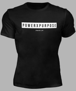 POWER X PURPOSE FLEX T-SHIRT (Black)