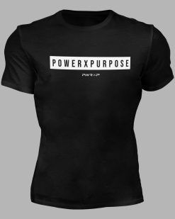POWER X PURPOSE FLEX T-SHIRT (Black)