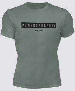 POWER X PURPOSE FLEX T-SHIRT (Khaki Green)