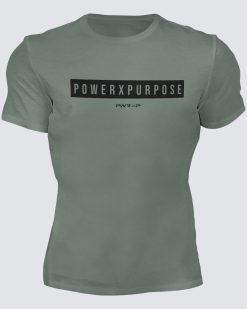 POWER X PURPOSE FLEX T-SHIRT (Khaki Green)