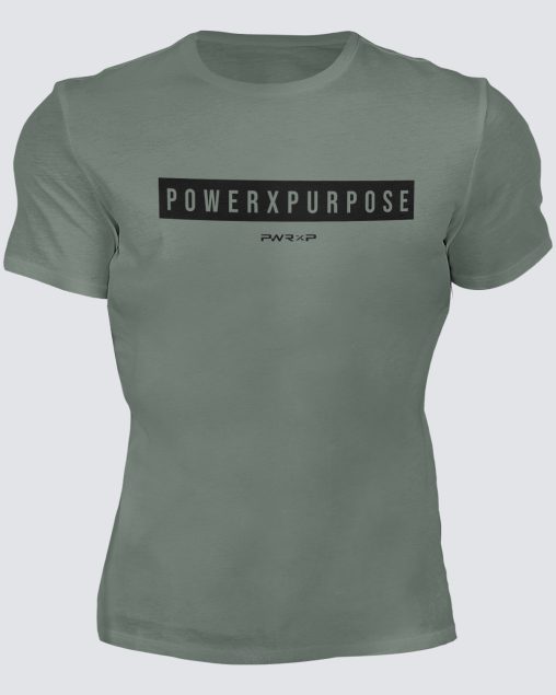 POWER X PURPOSE FLEX T-SHIRT (Khaki Green)