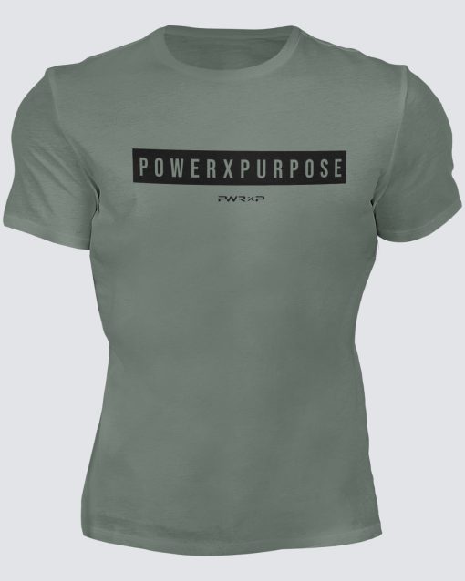 POWER X PURPOSE FLEX T-SHIRT (Khaki Green)