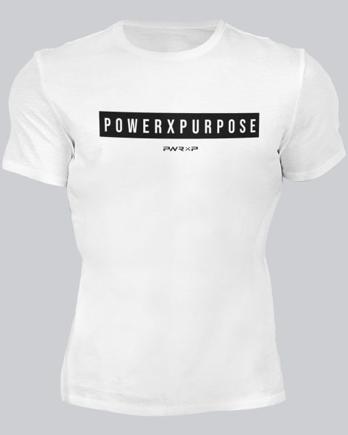 POWER X PURPOSE FLEX T-SHIRT (White)
