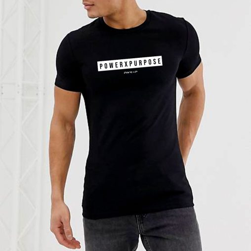 POWER X PURPOSE FLEX T-SHIRT (Black) - Image 2