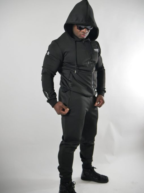 HUSTLE TRACKSUIT JACKET HOODED (Up To 3XL Plus Size) - Image 4