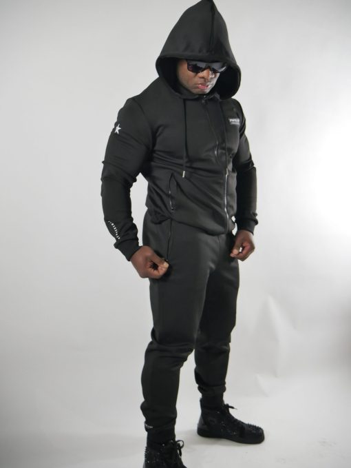 HUSTLE TRACKSUIT JACKET HOODED (Up To 3XL Plus Size) - Image 4