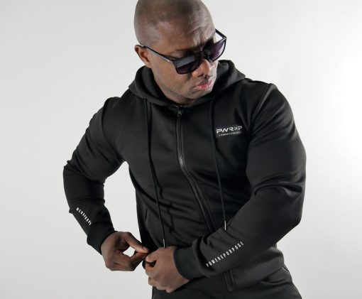 HUSTLE TRACKSUIT JACKET HOODED (Up To 3XL Plus Size)