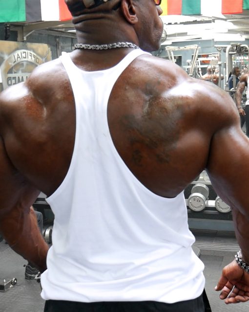 Power X Purpose Stringer Muscle Vest (White) - Image 3