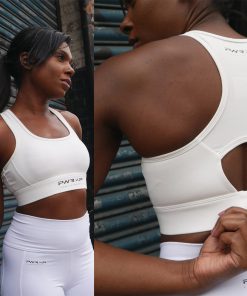 WOMEN'S ADJUSTABLE PERFORMANCE SPORTS BRA (White)