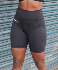 power x purpose women's intensity shorts high waisted black