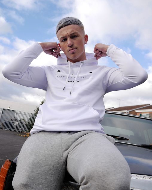 HUSTLE SPORTS HOODIE (Ice White) - Image 3