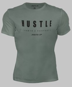 HUSTLE FLEX T-SHIRT (Khaki Green)
