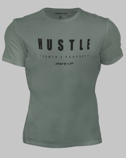 HUSTLE FLEX T-SHIRT (Khaki Green)