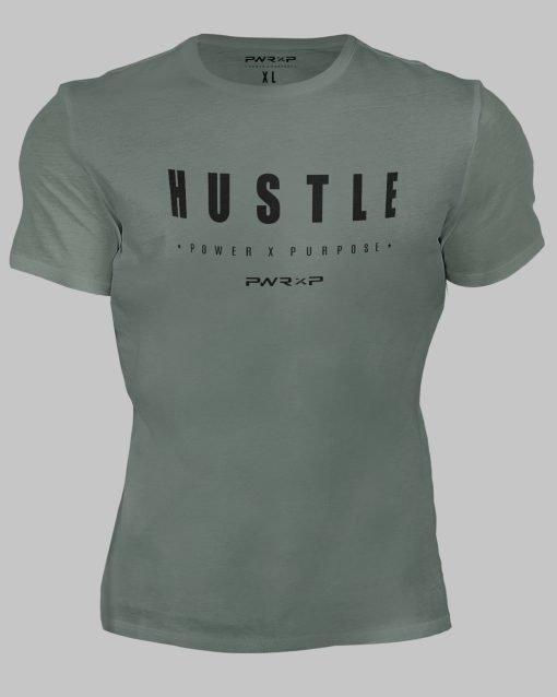HUSTLE FLEX T-SHIRT (Khaki Green)
