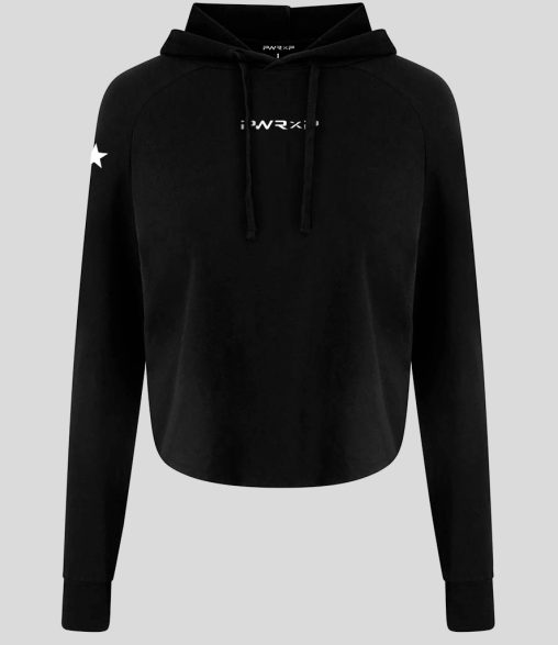 WOMEN'S ORIGINAL CROP HOODIE (Black)