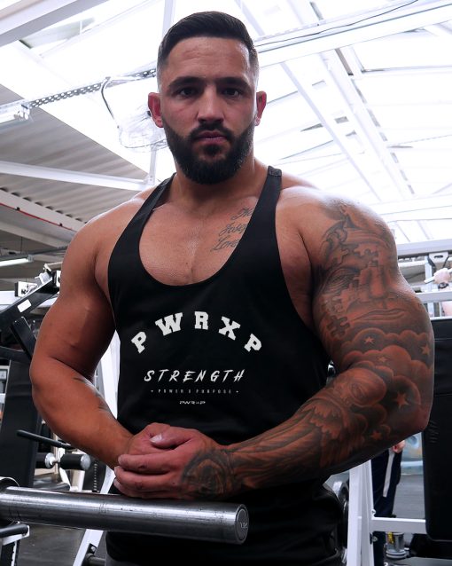 STRENGTH STRINGER VEST (Black)