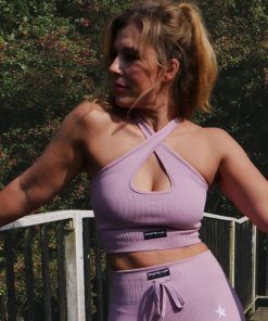 WOMEN'S VIBE CROSS BRA (Lilac)