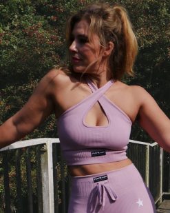WOMEN'S VIBE CROSS BRA (Lilac)