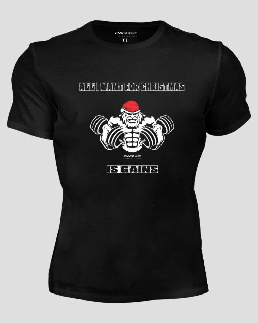 PWRXP Christmas Gains T-Shirt - Image 2