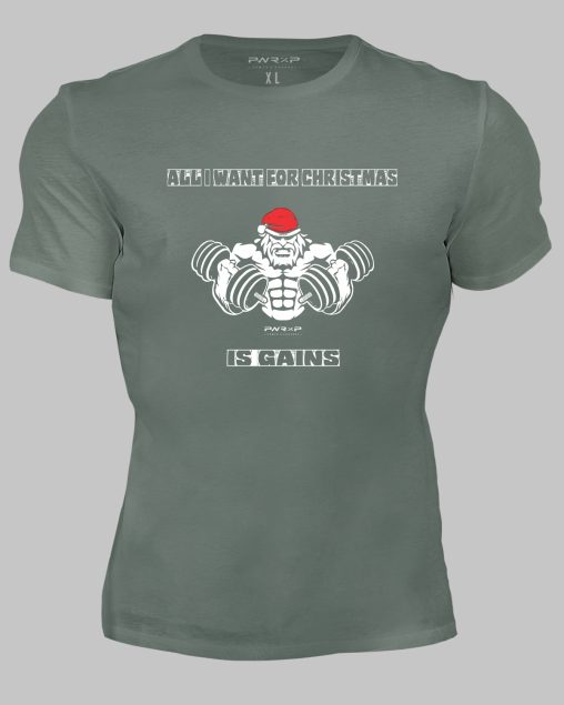 PWRXP Christmas Gains T-Shirt - Image 4