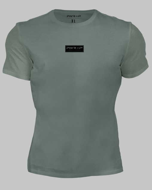 REAL CHAMPS ONLY FLEX T-SHIRT (Green Khaki) - Image 2