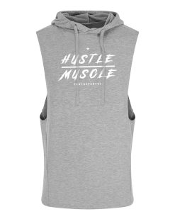 muscular man wearing power x purpose quick dry tank top for the gym.