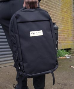 athlete wearing athlete sports gym bag by power x purpose