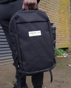 athlete wearing athlete sports gym bag by power x purpose