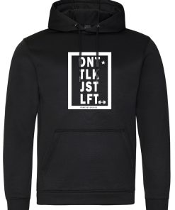 power x purpose don't talk just lift black hoodie