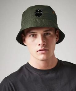 urban trendy guy wearing power x purpose bucket hat