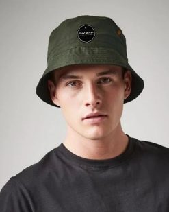 urban trendy guy wearing power x purpose bucket hat