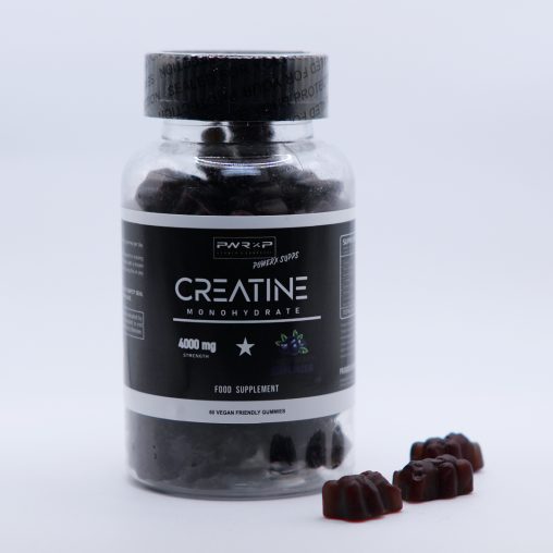 power x purpose blueberry creatine gummies front