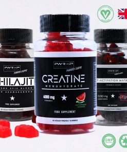 Triple Boost Bundle | Creatine | Tong Ali | Shilajit Gummy Bundle | 180 Gummies | Sugar Free | Vegan Halal