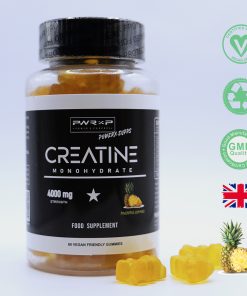 power x purpose pineapple creatine monohydrate gummies front