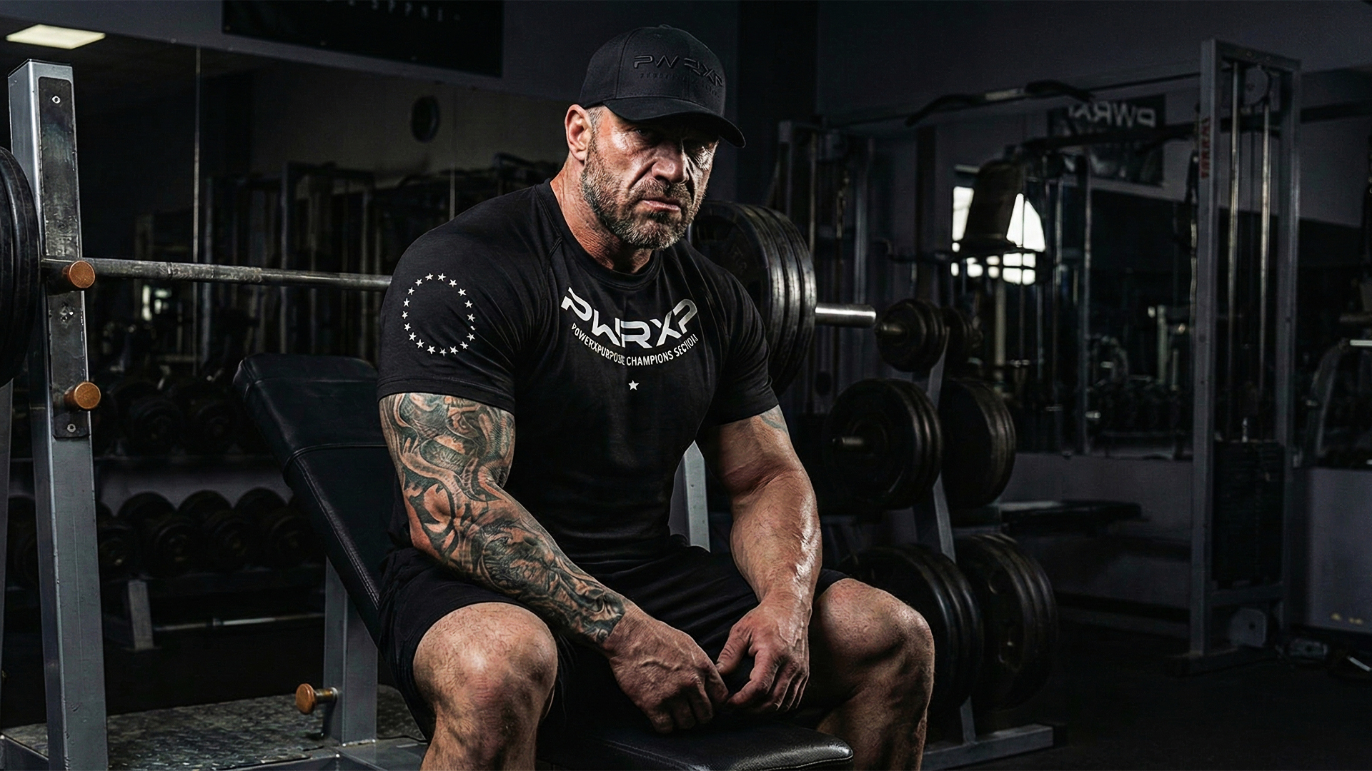 powerxpurpose iron bodybuilder banner